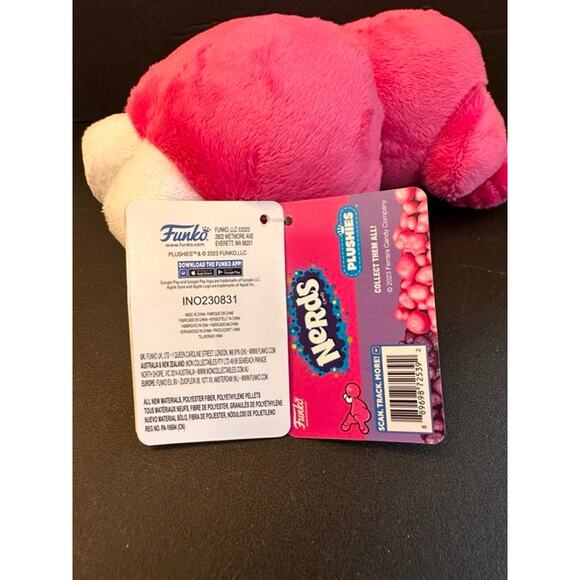 2023 Funko nerds character collectable plushies pink big eyes soft polyester - Picture 7 of 9